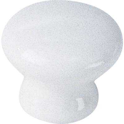 Laurey Porcelain Round White 1-3/8 In. Cabinet Knob