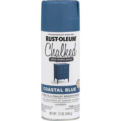 Rust-Oleum Chalked 12 Oz. Ultra Matte Spray Paint, Coastal Blue